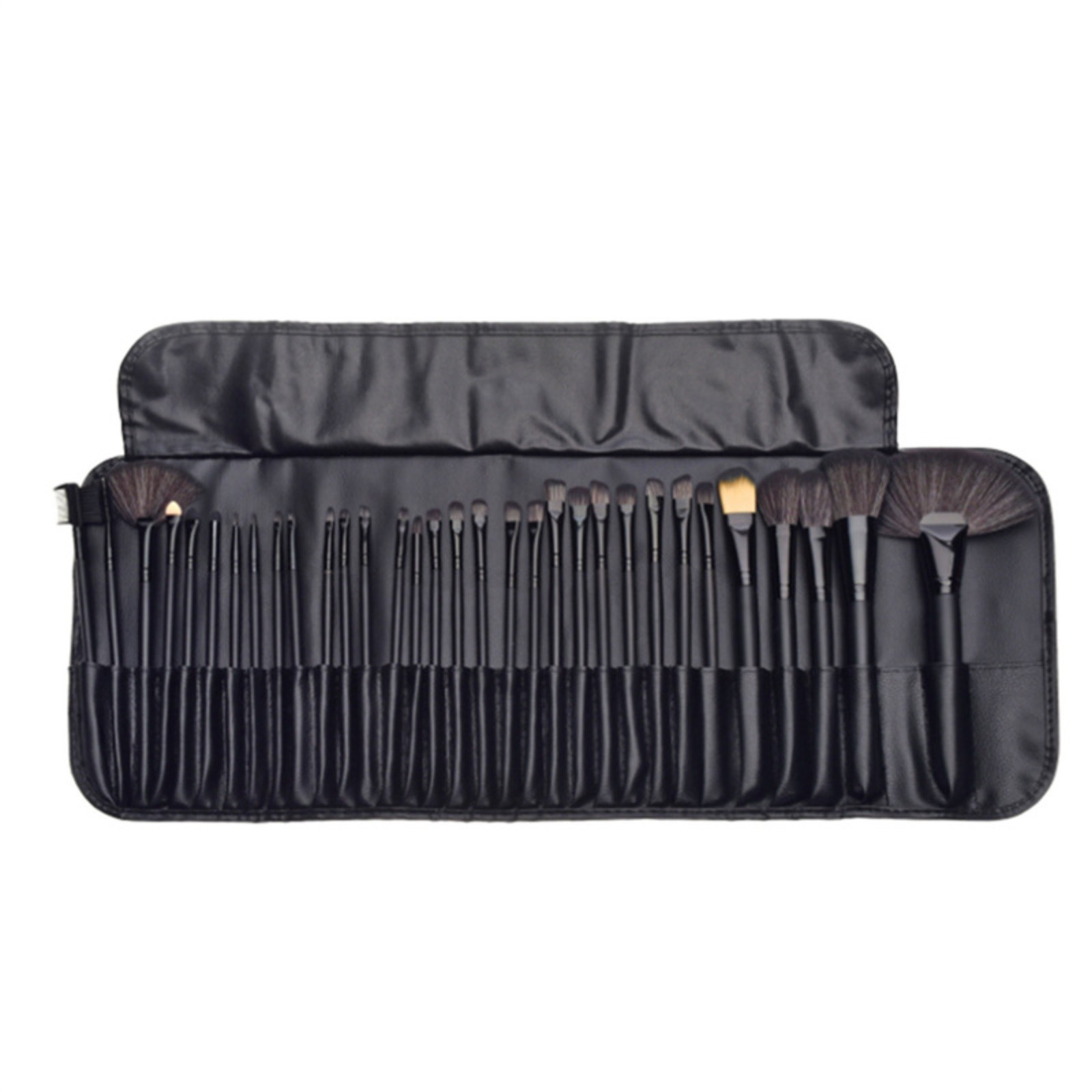 thumbnail image 2 of Juego de 32 brochas de maquillaje con mango de plástico y bolsa para brochas Brochas de maquillaje Herramientas de maquillaje, 2 of 2